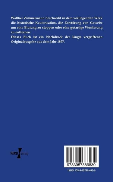 Produktbild: Die Lehre von der Kauterisation nach Mondeville