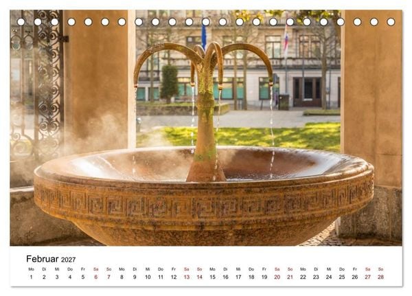 Produktbild: Wiesbadener Impressionen (Tischkalender 2027 DIN A5 quer), CALVENDO Monatskalender