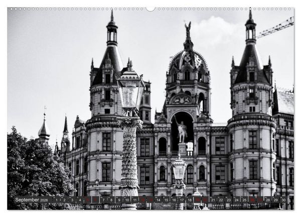 Produktbild: Ein Blick auf Schwerin (Wandkalender 2026 DIN A2 quer), CALVENDO Monatskalender