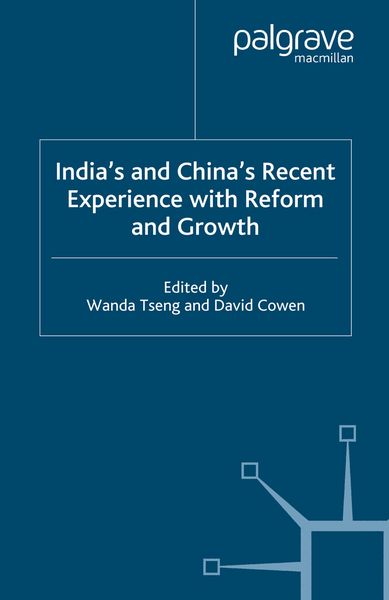 Produktbild: India's and China's Recent Experience with Reform and Growth