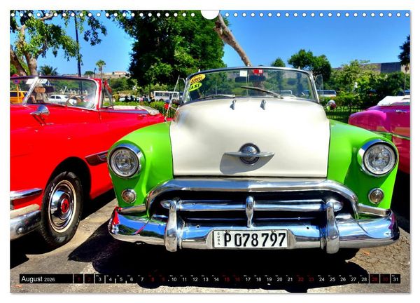 Produktbild: Best of Oldsmobile - Ein Cabrio Klassiker in Kuba (Wandkalender 2026 DIN A3 quer), CALVENDO Monatskalender