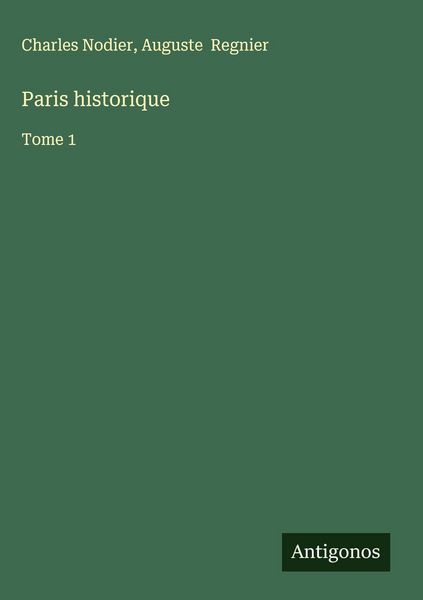 Produktbild: Paris historique