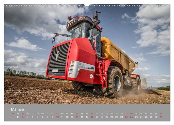 Produktbild: Landtechnik im Einsatz (hochwertiger Premium Wandkalender 2026 DIN A2 quer), Kunstdruck in Hochglanz