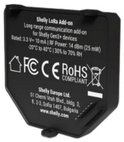 Produktbild: Shelly LoRa Add-on Funk-Schalter