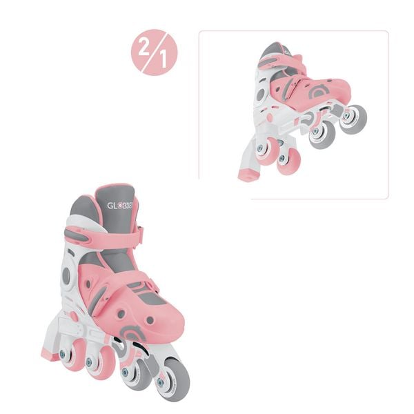 Produktbild: GLOBBER LEARNING SKATES 2in1 pastellrosa, Gr. 26-29