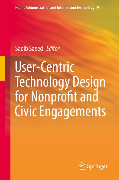 Produktbild: User-Centric Technology Design for Nonprofit and Civic Engagements