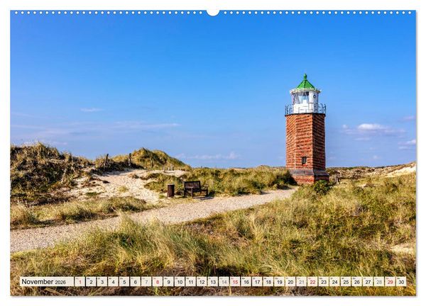 Produktbild: Insel Sylt - Fantastische Momente (Wandkalender 2026 DIN A2 quer), CALVENDO Monatskalender