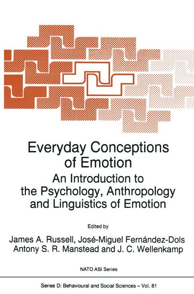 Produktbild: Everyday Conceptions of Emotion
