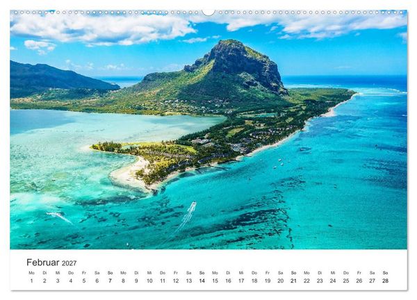 Produktbild: Traumhaftes Mauritius (hochwertiger Premium Wandkalender 2027 DIN A2 quer), Kunstdruck in Hochglanz
