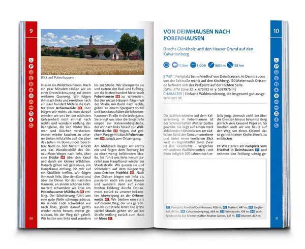 Produktbild: KOMPASS Wanderf&uuml;hrer Hallertau, Donaumoos, Spargelland, Hopfenland, 55 Touren mit Extra-Tourenkarte