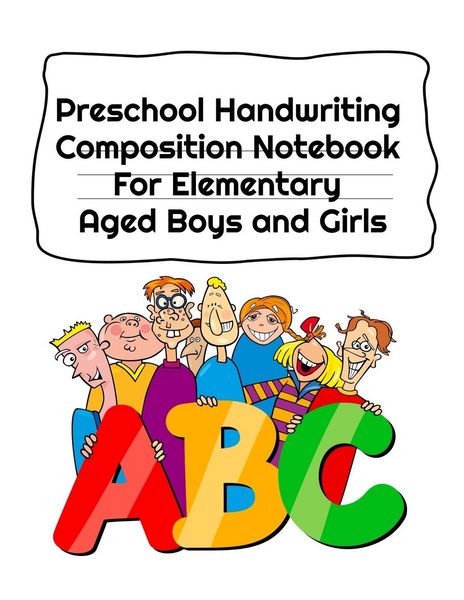 Produktbild: Preschool Handwriting Composition Notebook For Elementary Aged Boys and Girls