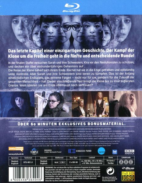 Produktbild: Orphan Black - Staffel 5 [2 BRs]
