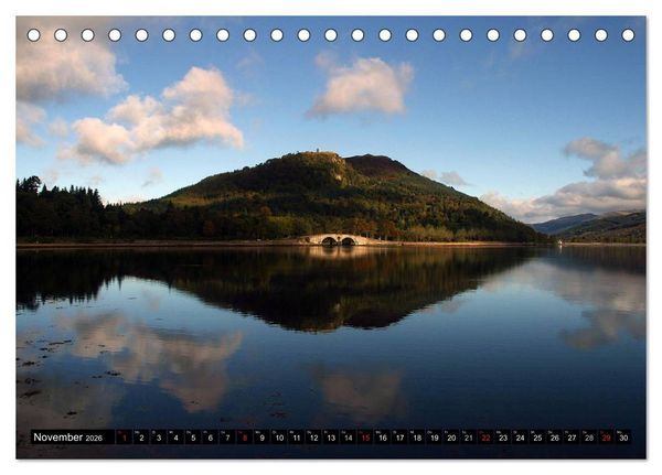 Produktbild: Schottland und Edinburgh (Tischkalender 2026 DIN A5 quer), CALVENDO Monatskalender