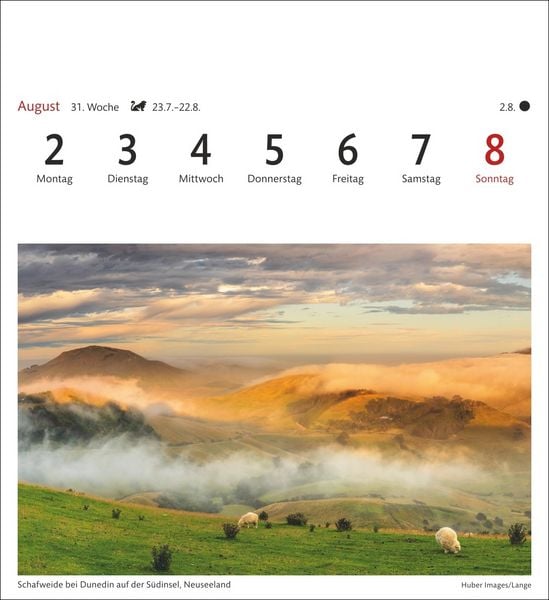 Produktbild: Traumziele Sehnsuchtskalender 2027 - Wochenkalender mit 53 Postkarten