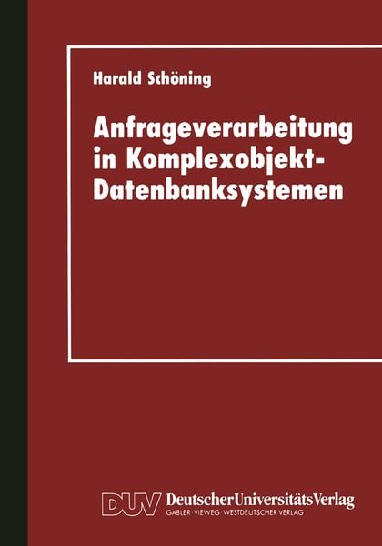 Produktbild: Anfrageverarbeitung in Komplexobjekt-Datenbanksystemen