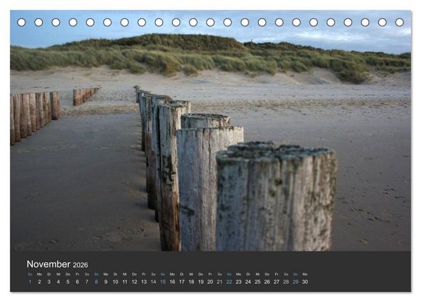 Produktbild: Traumhaftes Zeeland 2026 (Tischkalender 2026 DIN A5 quer), CALVENDO Monatskalender