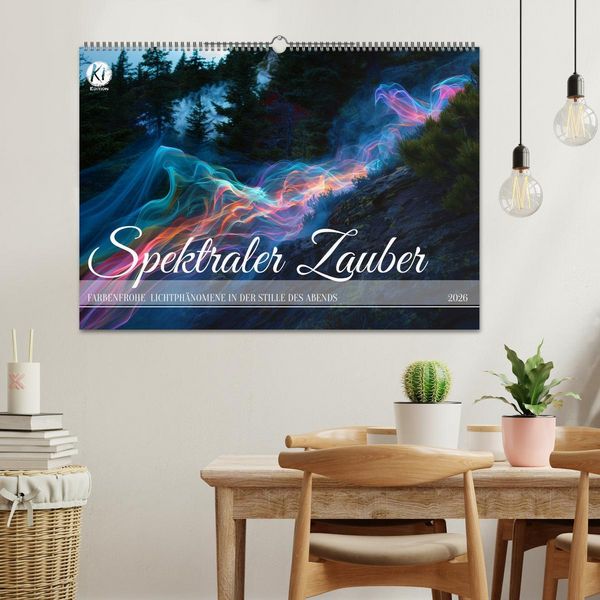 Produktbild: Spektraler Zauber (Wandkalender 2026 DIN A2 quer), CALVENDO Monatskalender