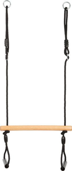Produktbild: small foot 12409 - Trapezschaukel mit Turnringen Black Line