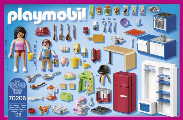 Produktbild: PLAYMOBIL&reg; 70206 Familienk&uuml;che