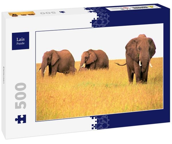 Produktbild: Lais Puzzle Elefanten 500 Teile