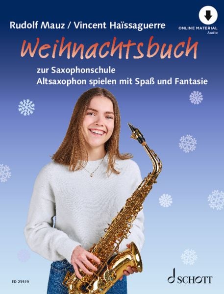 Produktbild: Weihnachtsbuch zur Saxophonschule
