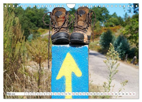 Produktbild: Unterwegs - Caminho Portugu&ecirc;s. Zu Fu&szlig; auf dem Portugiesischen Jakobsweg (Wandkalender 2026 DIN A4 quer), CALVENDO Monatskalender