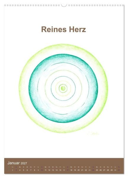 Produktbild: Delfinheilsymbole (Wandkalender 2027 DIN A2 hoch), CALVENDO Monatskalender