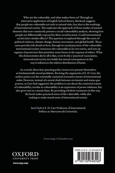 Produktbild: The Vulnerable in International Society