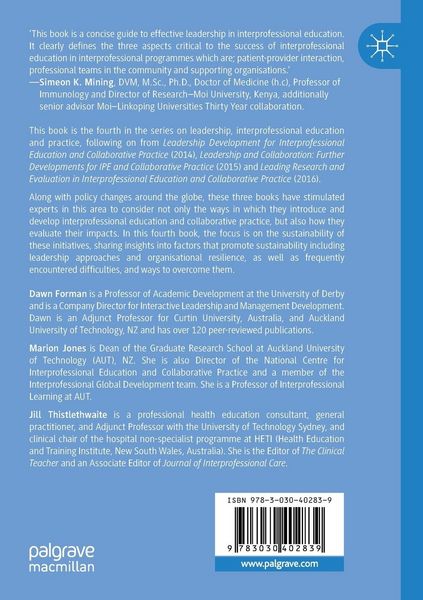 Produktbild: Sustainability and Interprofessional Collaboration