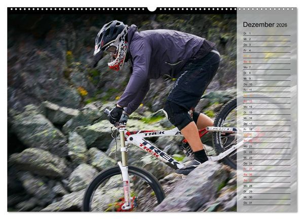 Produktbild: Downhill Moments (hochwertiger Premium Wandkalender 2026 DIN A2 quer), Kunstdruck in Hochglanz
