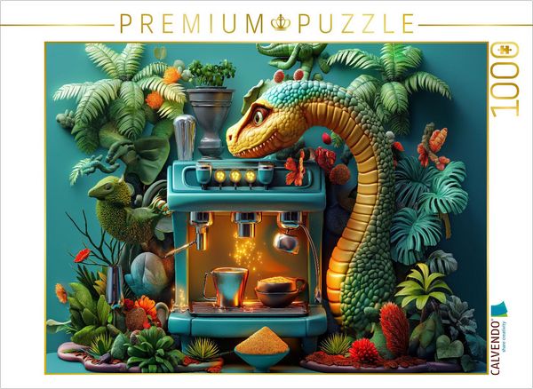 Produktbild: CALVENDO Puzzle Dino | 1000 Teile Lege-Gr&ouml;&szlig;e 64x48cm Foto-Puzzle f&uuml;r gl&uuml;ckliche Stunden