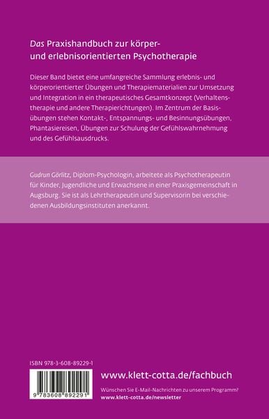 Produktbild: K&ouml;rper und Gef&uuml;hl in der Psychotherapie - Basis&uuml;bungen (Leben Lernen, Bd. 120)