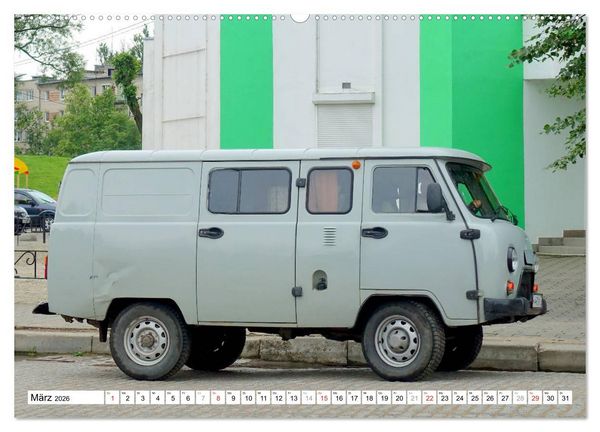Produktbild: Auto-Legende UAZ-452 - Russlands Brotlaib auf R&auml;dern (Wandkalender 2026 DIN A2 quer), CALVENDO Monatskalender
