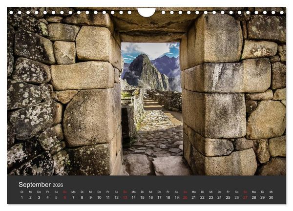 Produktbild: Peru 2026 Im Land des Kondors (Wandkalender 2026 DIN A4 quer), CALVENDO Monatskalender