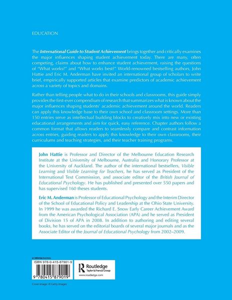 Produktbild: International Guide to Student Achievement