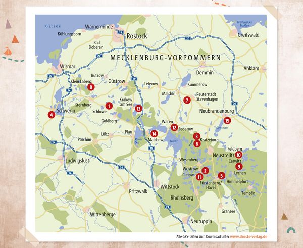 Produktbild: Mecklenburgische Seenplatte. Radeln f&uuml;r die Seele