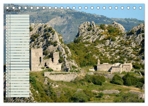 Produktbild: Abandoned Provence (Desk Calendar 2026 DIN A5 landscape), CALVENDO 12 Month DeskCalendar