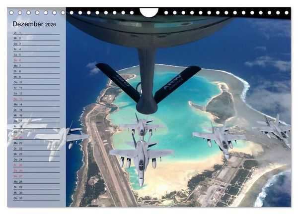 Produktbild: Kampfjets. U.S. Aircraft (Wandkalender 2026 DIN A4 quer), CALVENDO Monatskalender