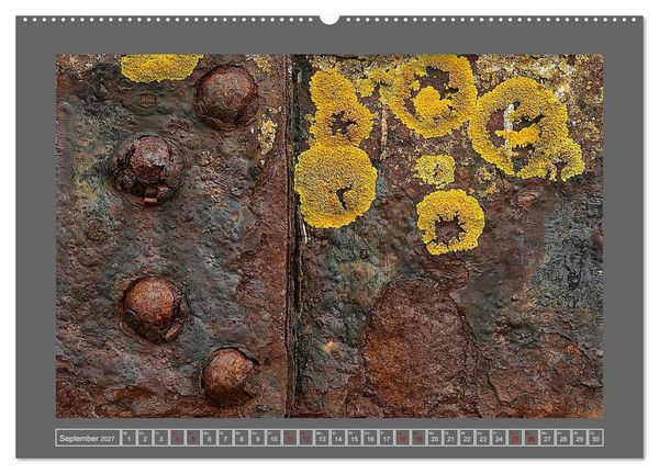 Produktbild: Rost - &Auml;sthetik der Verg&auml;nglichkeit (hochwertiger Premium Wandkalender 2027 DIN A2 quer), Kunstdruck in Hochglanz