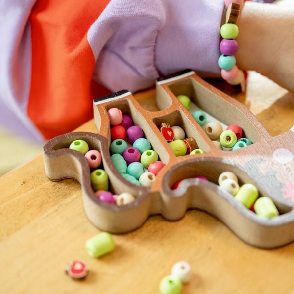 Produktbild: Holzperlenset / Mein kleiner Ponyhof