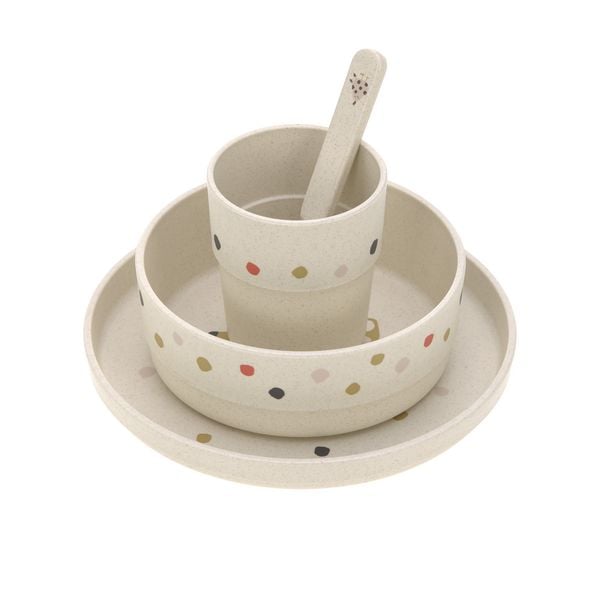 Produktbild: Dish Set PP/Cellulose Little Mateys spicy orange