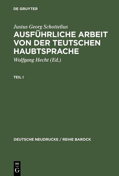 Produktbild: Ausf&uuml;hrliche Arbeit von der teutschen HaubtSprache