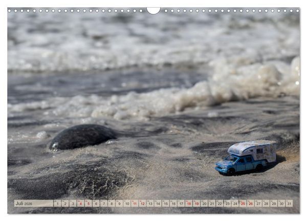 Produktbild: Miniature Caravaning: Gro&szlig;es Abenteuer mit kleinem Camper (Wandkalender 2026 DIN A3 quer), CALVENDO Monatskalender