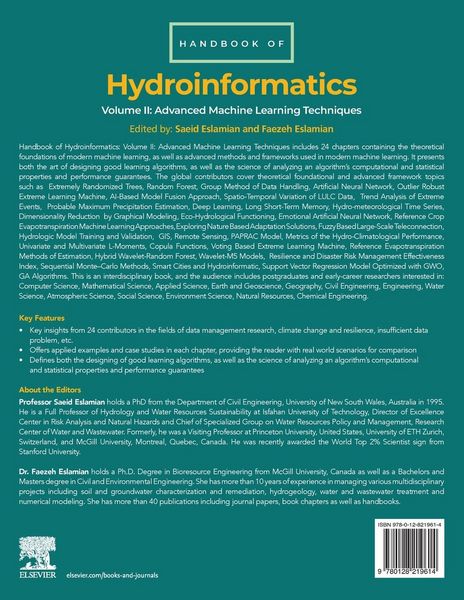 Produktbild: Handbook of HydroInformatics