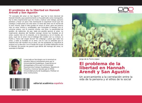 Produktbild: El problema de la libertad en Hannah Arendt y San Agust&iacute;n