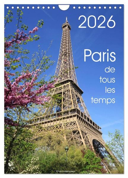 Produktbild: Paris de tous les temps (Calendrier mural 2026 DIN A4 horizontal), CALVENDO calendrier mensuel