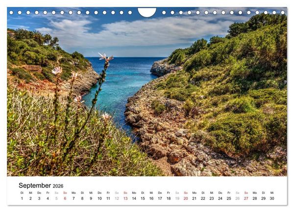 Produktbild: Mallorca - Trauminsel des S&uuml;dens (Wandkalender 2026 DIN A4 quer), CALVENDO Monatskalender