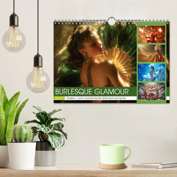 Produktbild: Burlesque Glamour (Wandkalender 2027 DIN A4 quer), CALVENDO Monatskalender