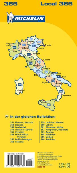 Produktbild: Michelin Sardinien
