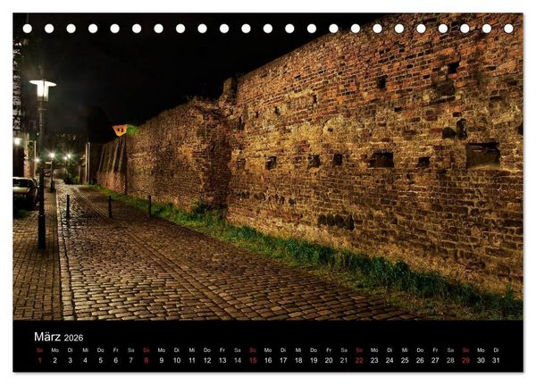Produktbild: Duisburgs N&auml;chte (Tischkalender 2026 DIN A5 quer), CALVENDO Monatskalender